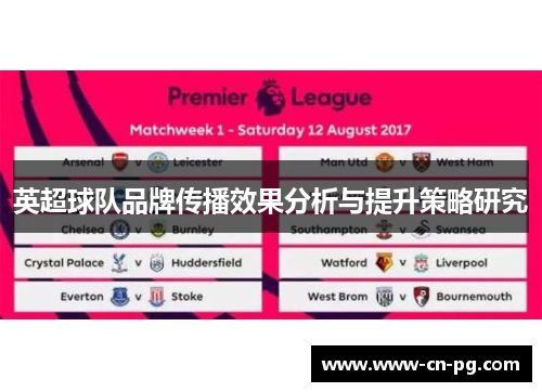 英超球队品牌传播效果分析与提升策略研究