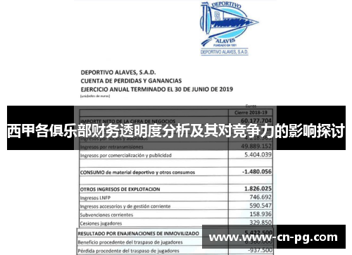 西甲各俱乐部财务透明度分析及其对竞争力的影响探讨